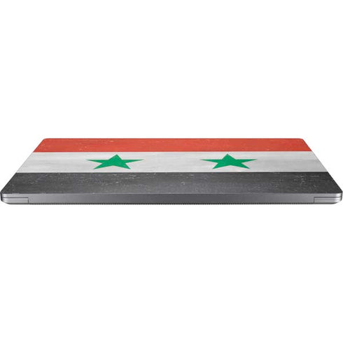 Syria Flag Distressed Universal Laptop 16in (13 x 9.4in) Skin